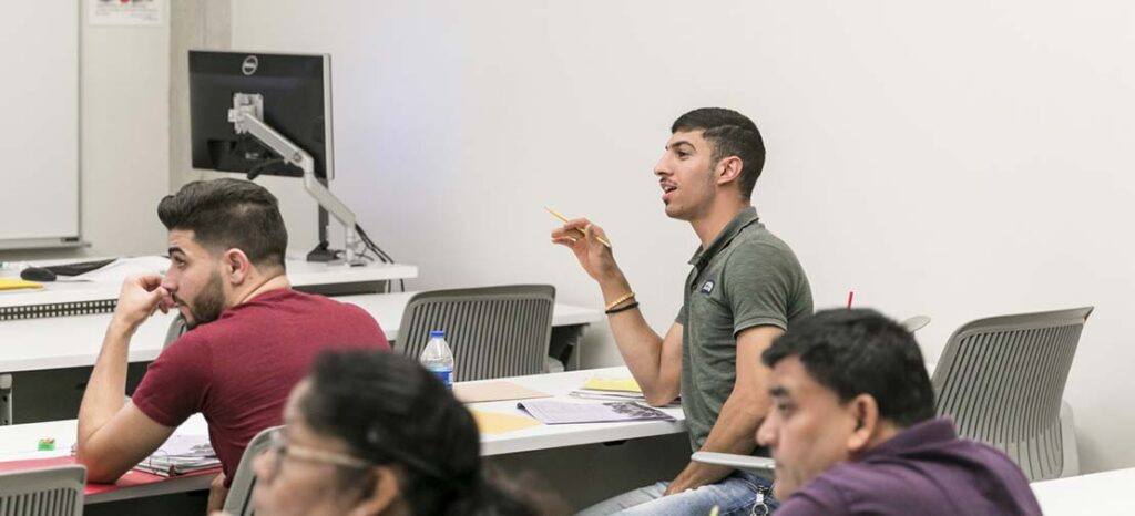 Students in HLC classroom